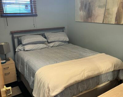Modern cozy basement in the safest quietest area of the city