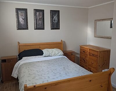 Furnished two-bedroom basement suite