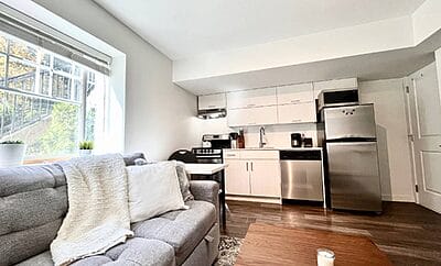 Modern clean Fully FURNISHED 1bdrm wifi , modern condo in great area