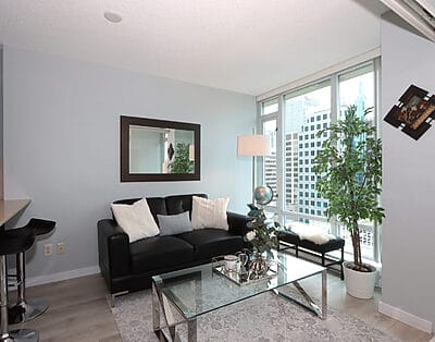 LOCATION, LOCATION One Bedroom + Den, Fully Furnished Downtown City Gem💎