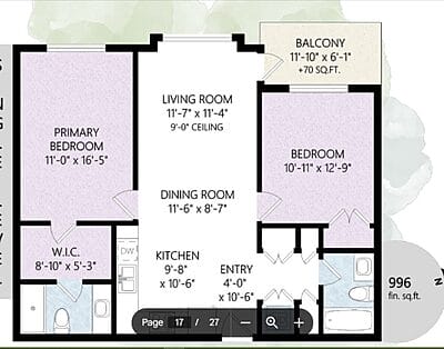 Shared 2 bedroom condo
