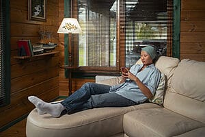 Quiet Housing - Nurse lounging on chair