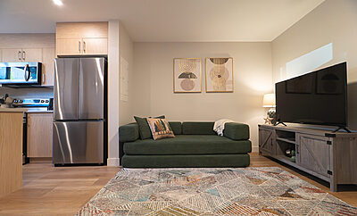 Boutique-Style Private Suite w/ Parking & Kitchen