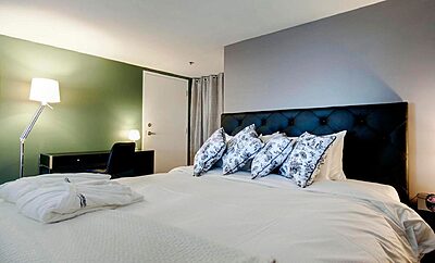 Business-Ready Serviced 1 Bedroom Apartment in Montreal | Mosaique Building