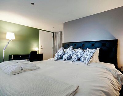 Business-Ready Serviced 1 Bedroom Apartment in Montreal | Mosaique Building