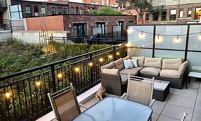 Furnished 1 Bedroom with Large Patio — Union Building, Downtown Victoria