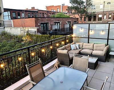 Furnished 1 Bedroom with Large Patio — Union Building, Downtown Victoria