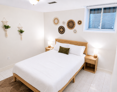 Monthly Furnished Housing for Travel Nurses in Canada 19 Quiet 1 Bedroom Suite, 15min to Cortellucci Vaughan Hospital